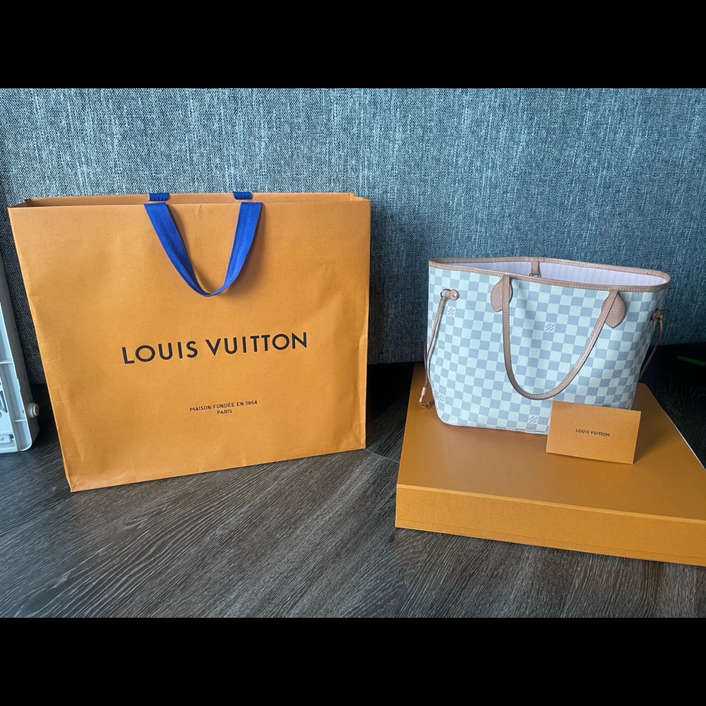 Authentic Louis Vuitton Neverfull MM Ballerine